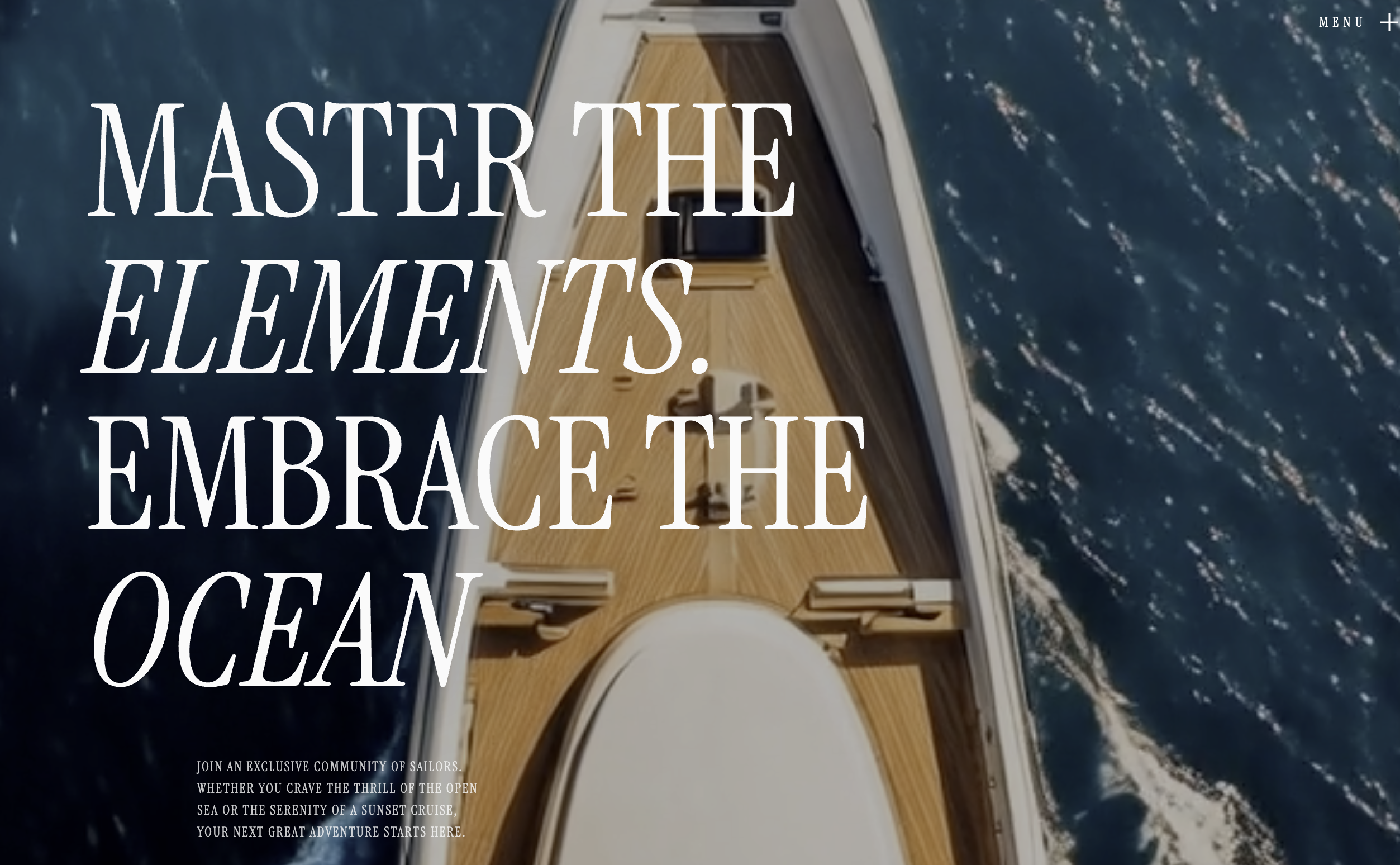 Ocean sailing website